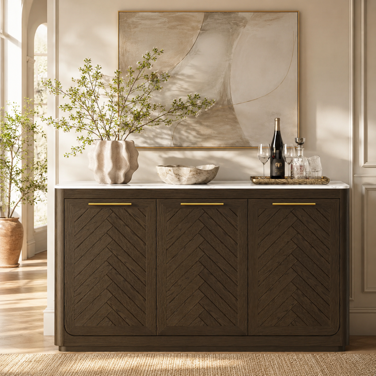 Harmonique Sideboard 57"W