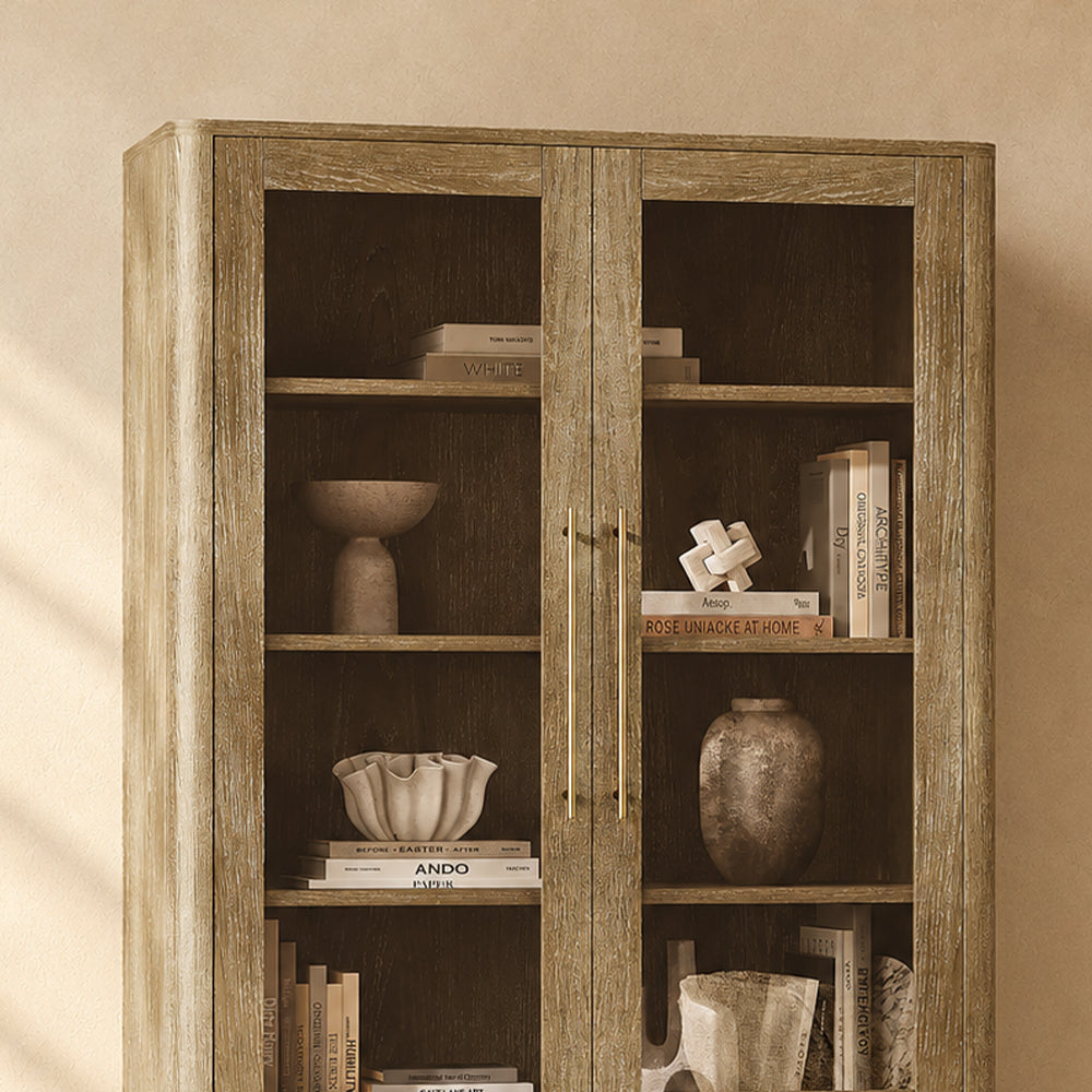 Marison Chevron Bookcase 40"W