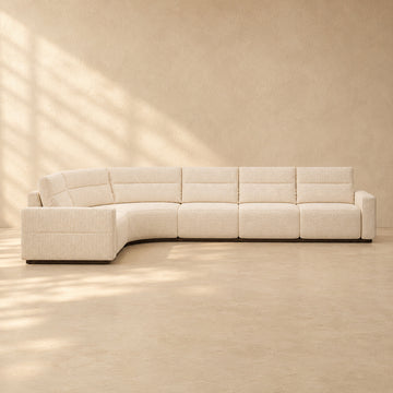 Aspren Modular Power Reclining Sectional Sofa 5-Piece