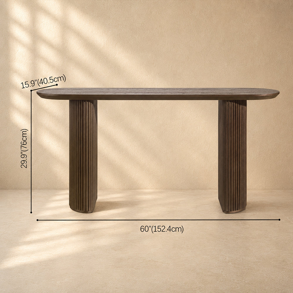 Plinth Console Table 60"W