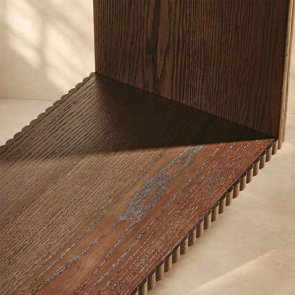 Riven Oak Console Table 47"W