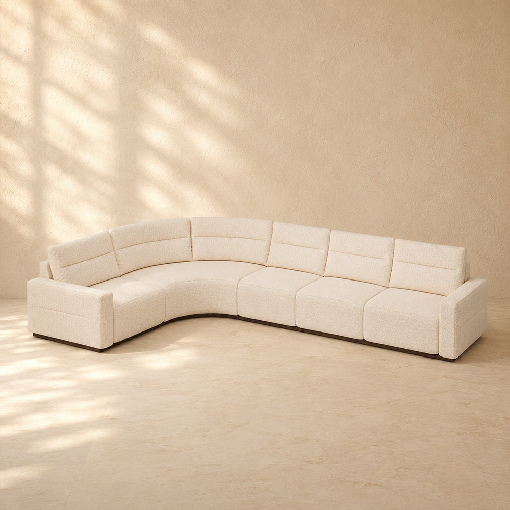 Aspren Modular Power Reclining Sectional Sofa 5-Piece