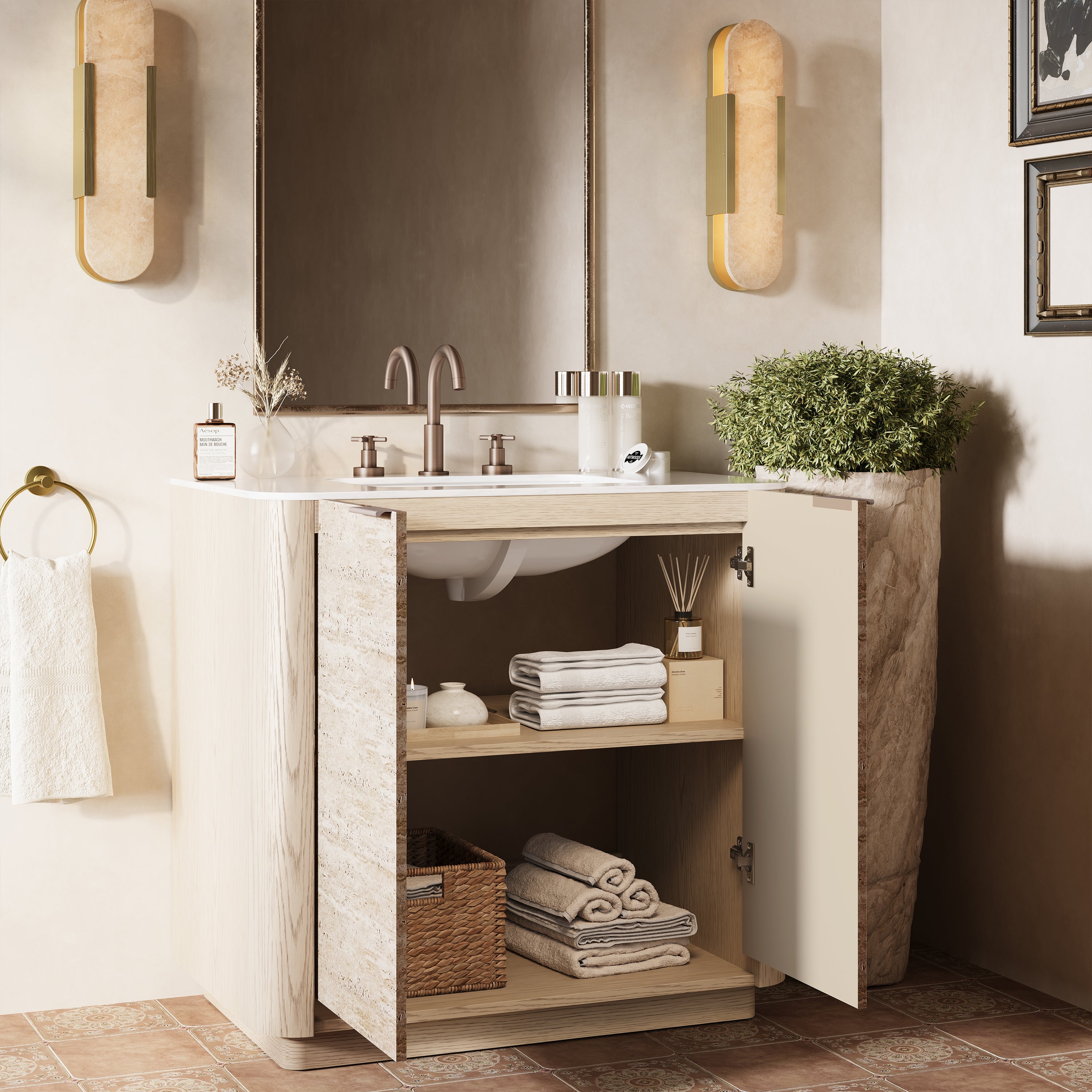 Tivonn Bathroom Vanity 36"W