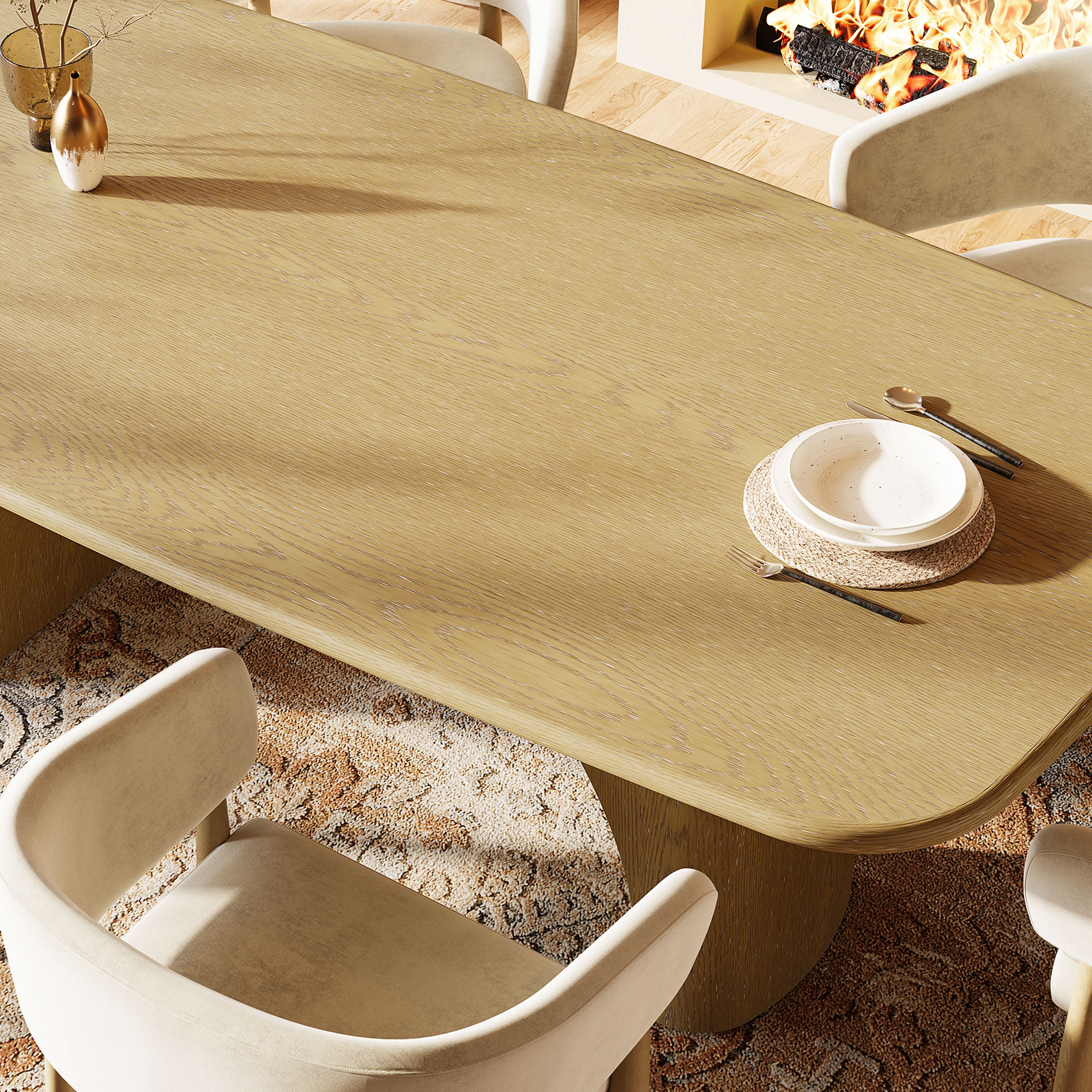 Valden Arched Dining Table 84"