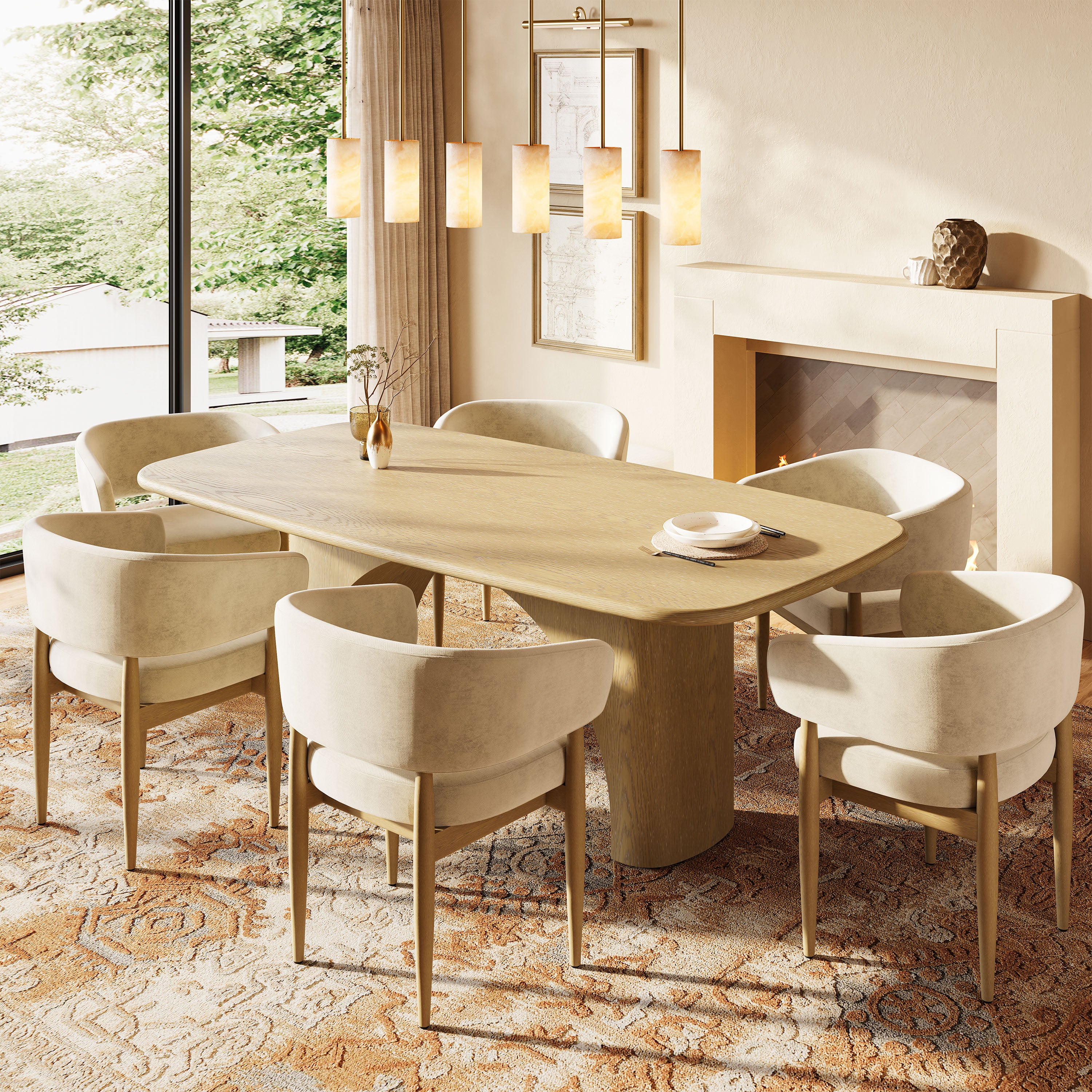 Valden Arched Dining Table 84"