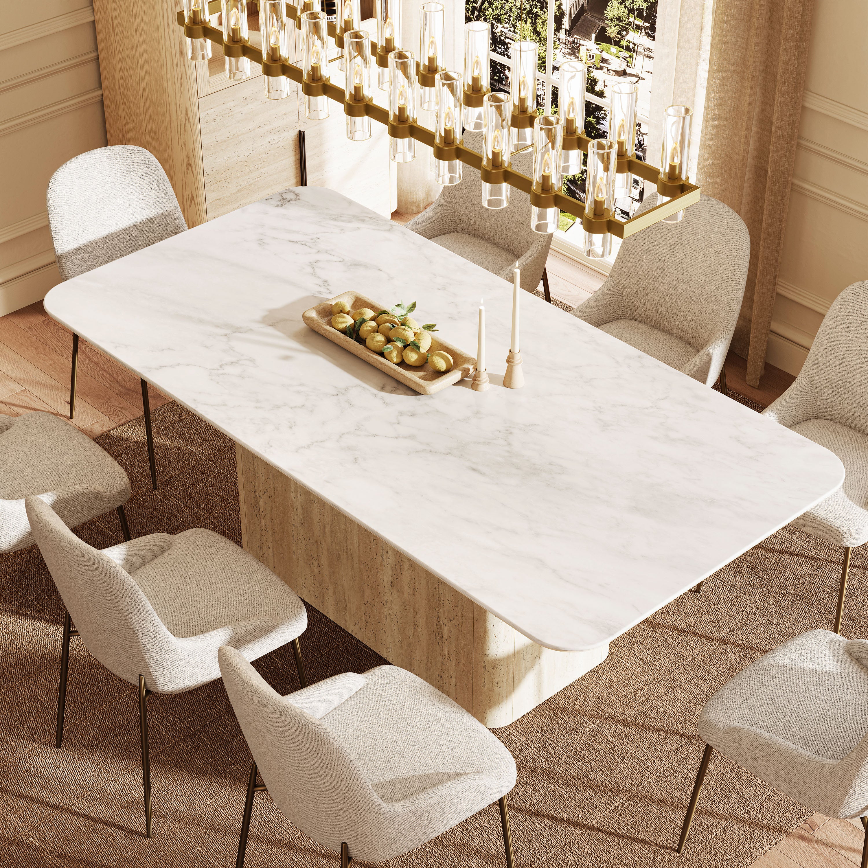 Tivonn Dining Table 84"W