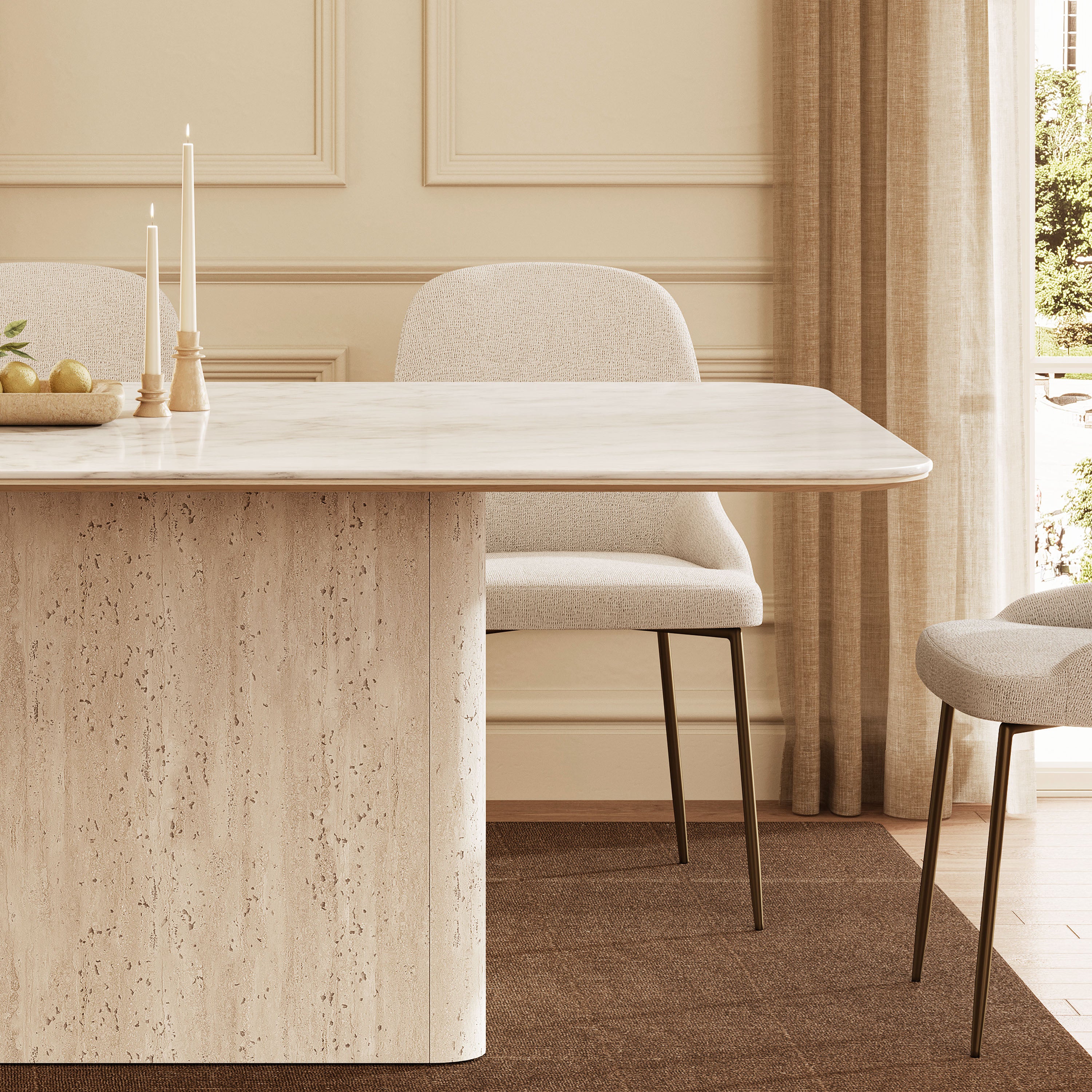 Tivonn Dining Table 84"W