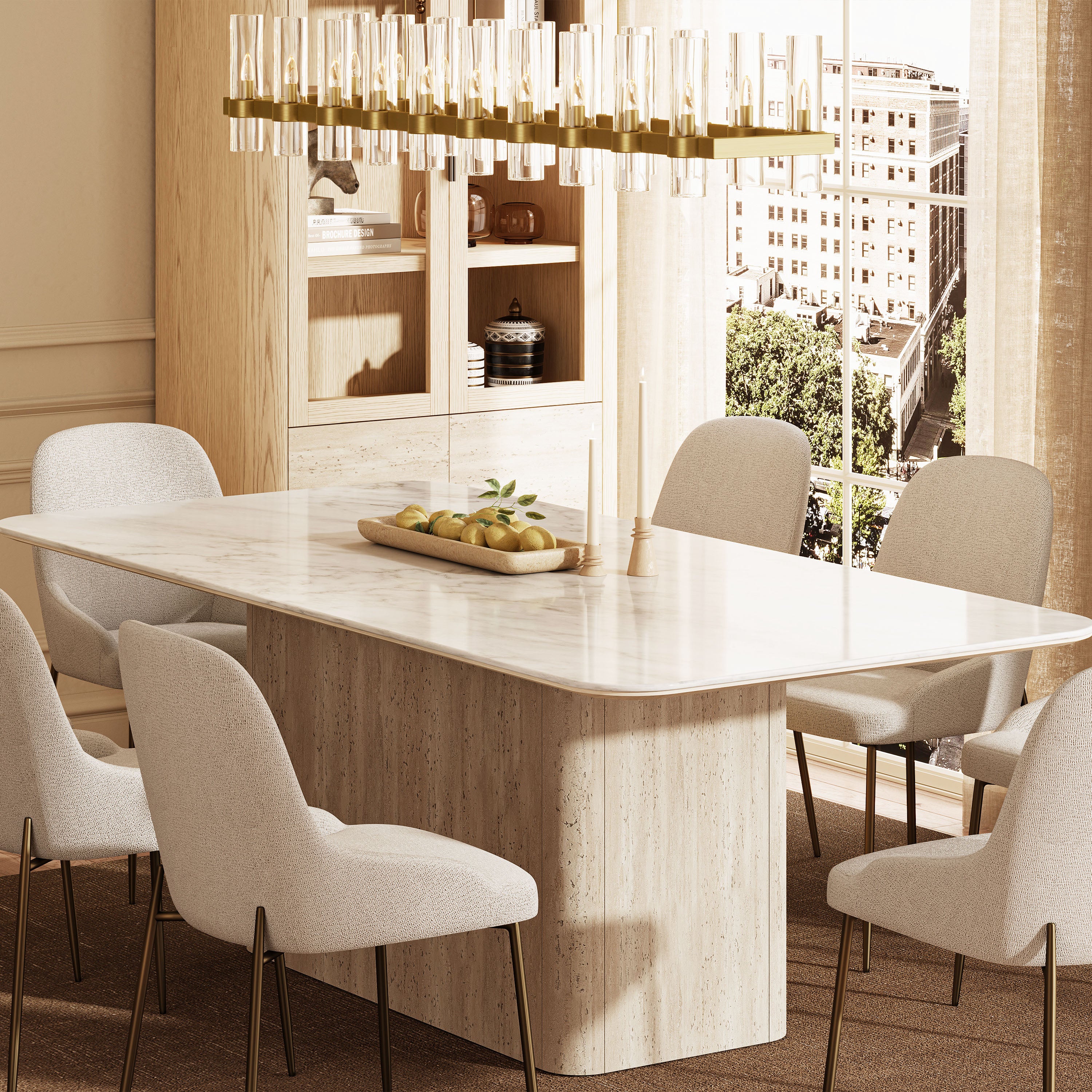 Tivonn Dining Table 84"W