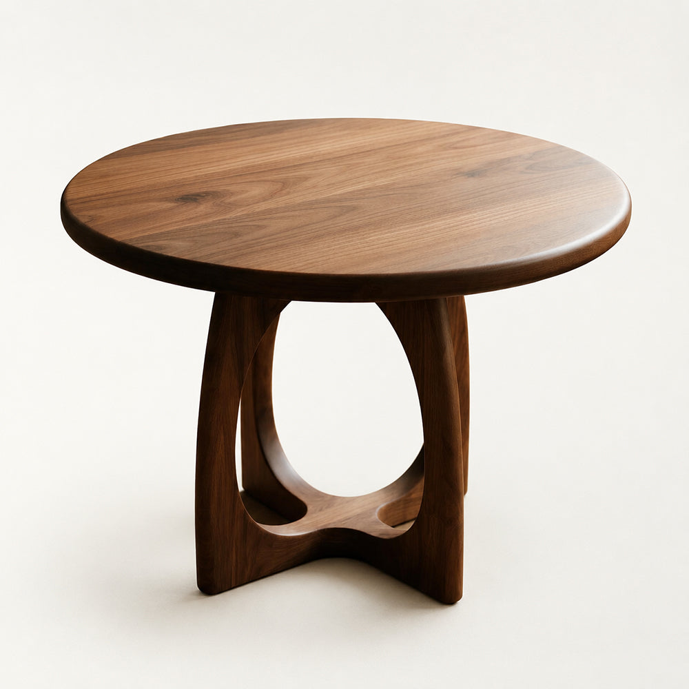 Solida Walnut Round Coffee Table