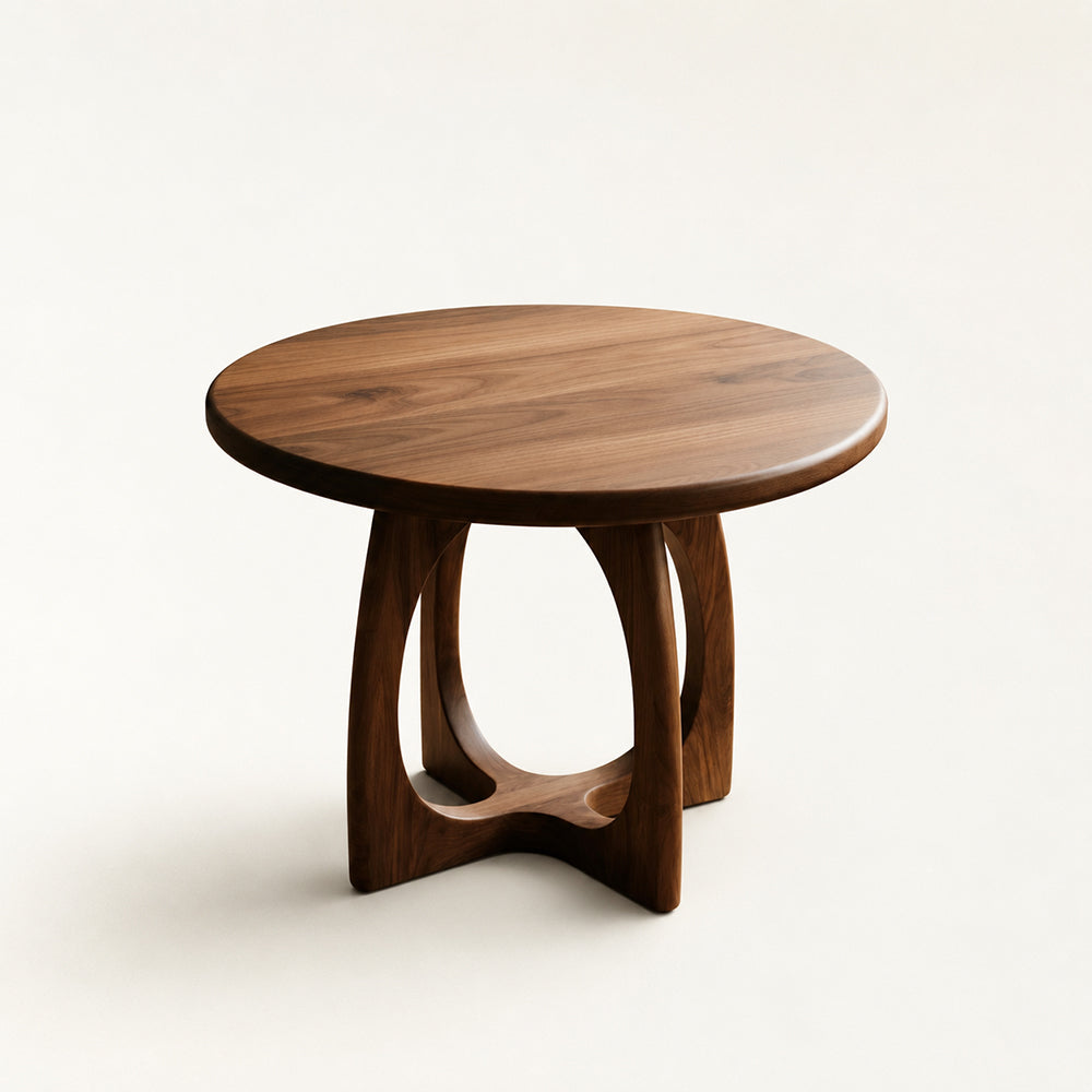 Solida Walnut Round Coffee Table